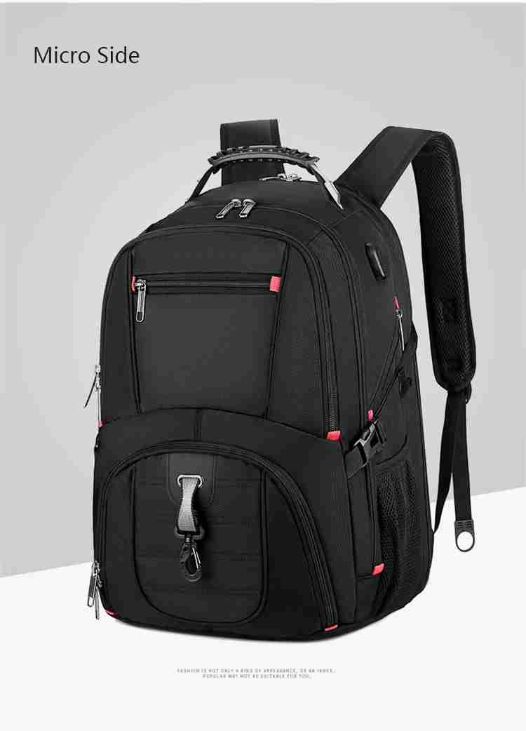 Swiss-Multifunctional bags Durable 17 Inch Laptop Backpack, Travel Bag,College Bookbag,USB Charging Port,Water Resistant